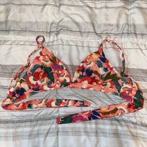 Skatie Floral Bikini Top - Multicolor